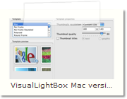 JavaScript Window Mac version - Thumnails Tab